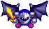 sprite of meta knight with his wings spread out aggressively