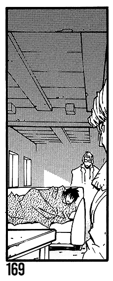 wolfwood wrapped up in a blanket