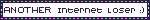 blinkie that reads 'another internet user :)'