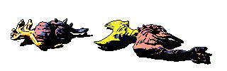sprite of a pink, fleshy mangled wayne and unidentifiable other thing writhing