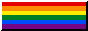 button of the six stripe rainbow pride flag